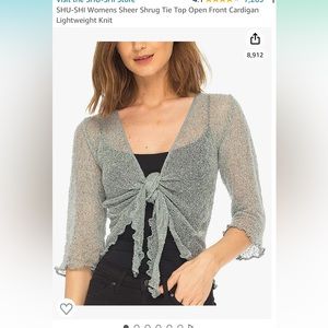 light bluish gray shrug